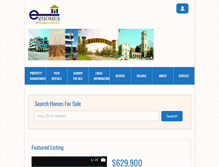 Tablet Screenshot of ehomesofbakersfield.com